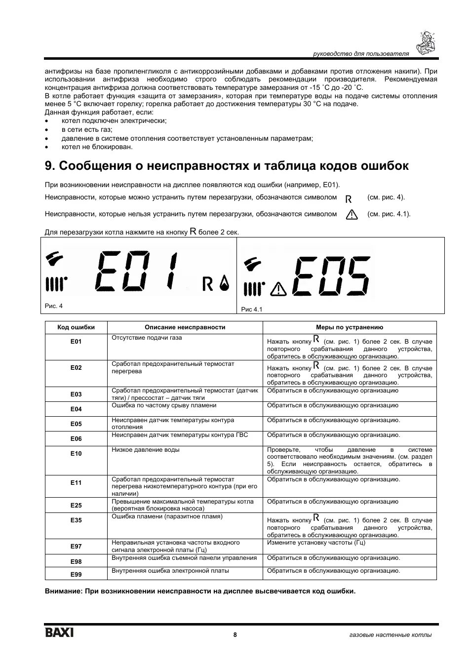 Ошибка 003 котел бакси Луна 3. Газовый котёл Baxi таблица ошибок. Ошибки котла бакси Луна. Газовый котел бакси Луна 3 коды ошибок. Ошибки котла бакси луна 3