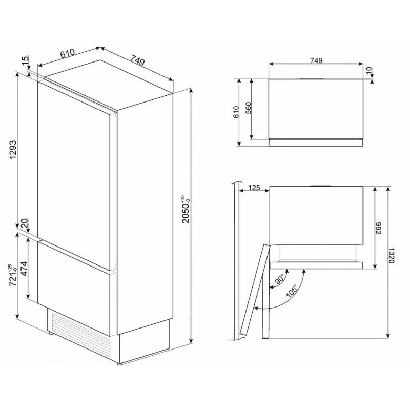 Холодильники размеры высота. Встраиваемый холодильник Smeg ri76rsi. Холодильник Smeg ri96lsi. Встраиваемый холодильник Smeg ri76rsi fr 320p. Встраиваемый холодильник Smeg ri76lsi s7323lfep1.