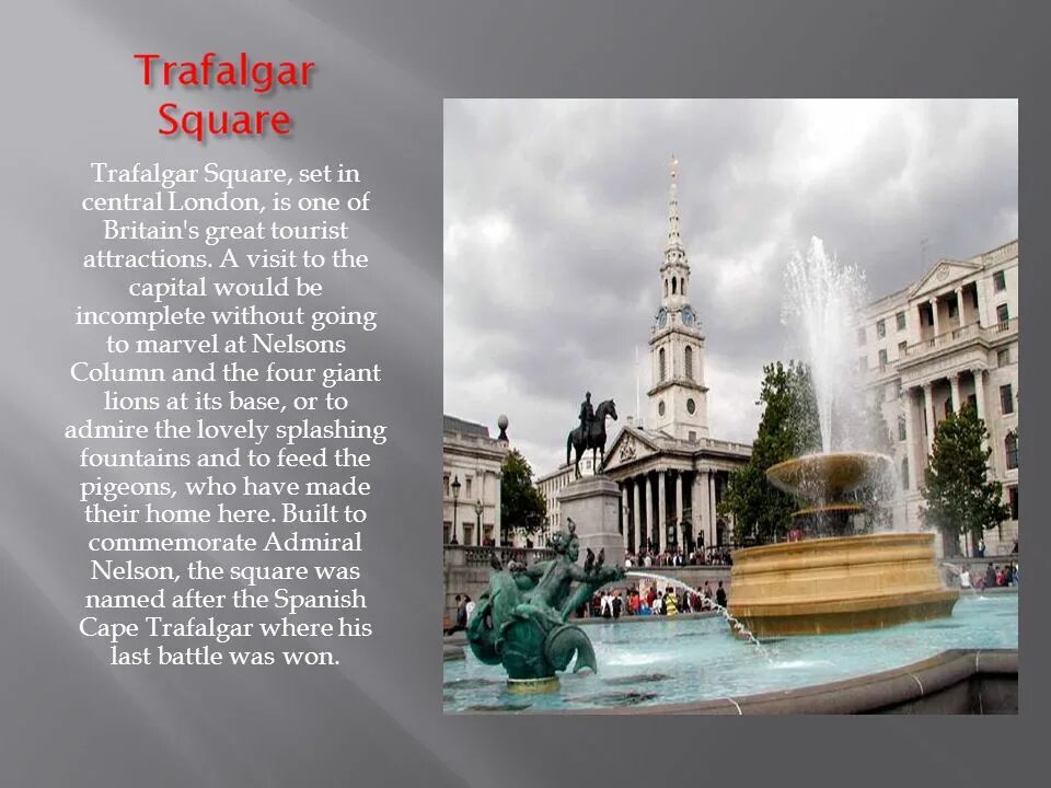 When was trafalgar square built in. Trafalgar square in london презентация. trafalgar square is square in central london.. трафальгарская площадь проект. трафальгарская площадь львы.