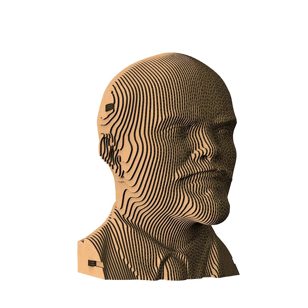 Бюсты из картона сборные. Бюст ленина на 3д принтере. 3d-пазл бюст «достоевский». Бюст пушкин 3д акуу. Пазл бюст.