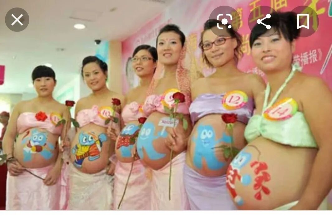 Песня очень много нас в китае. Китайские беременные женщины.