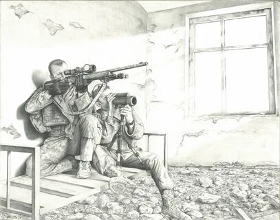 Рисунок бойцам