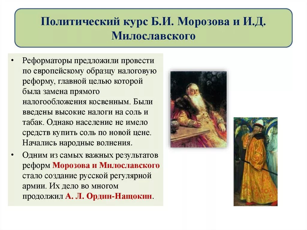 Политический курс б и Морозова и и д Милославского. Б И Морозов и и д Милославский реформы. Реформы и д Милославского. Реформы Морозова и Милославского. Б и морозов был