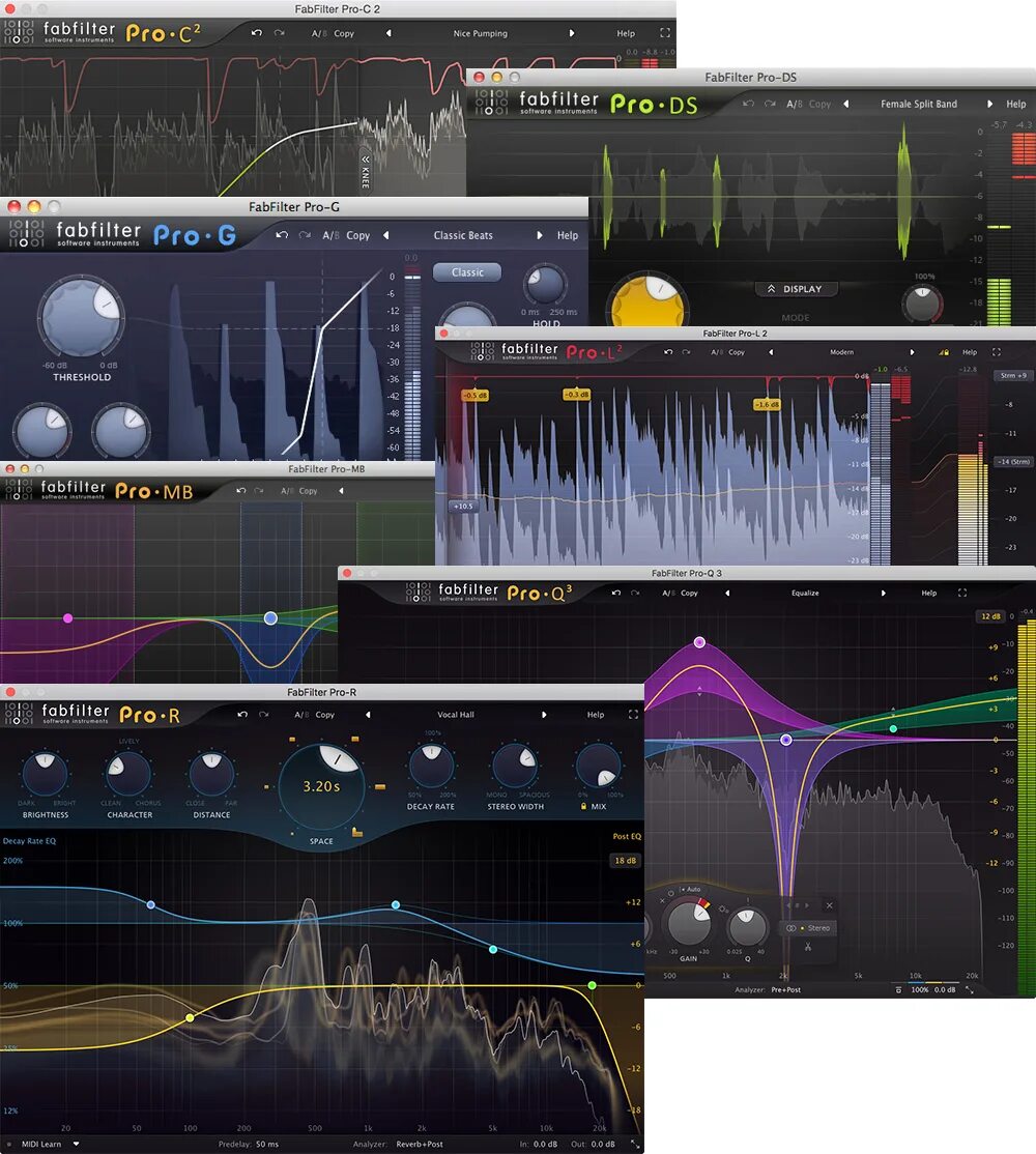 Fabfilter total bundle. Pro-r fabfilter pro r. fabfilter pro q3. fabfilter pro l 2025 newest. fabfilter r.