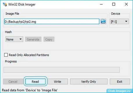 Win32 disk imager
