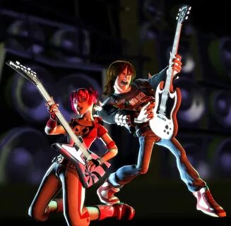 Guitar rock heroes