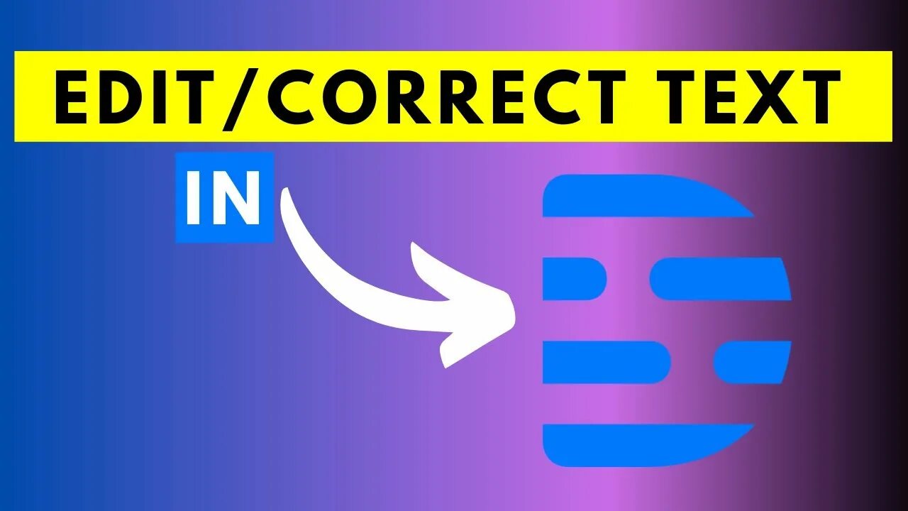 Correct text. Correct text