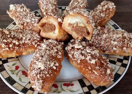 Рецепт эклеров с сгущенкой