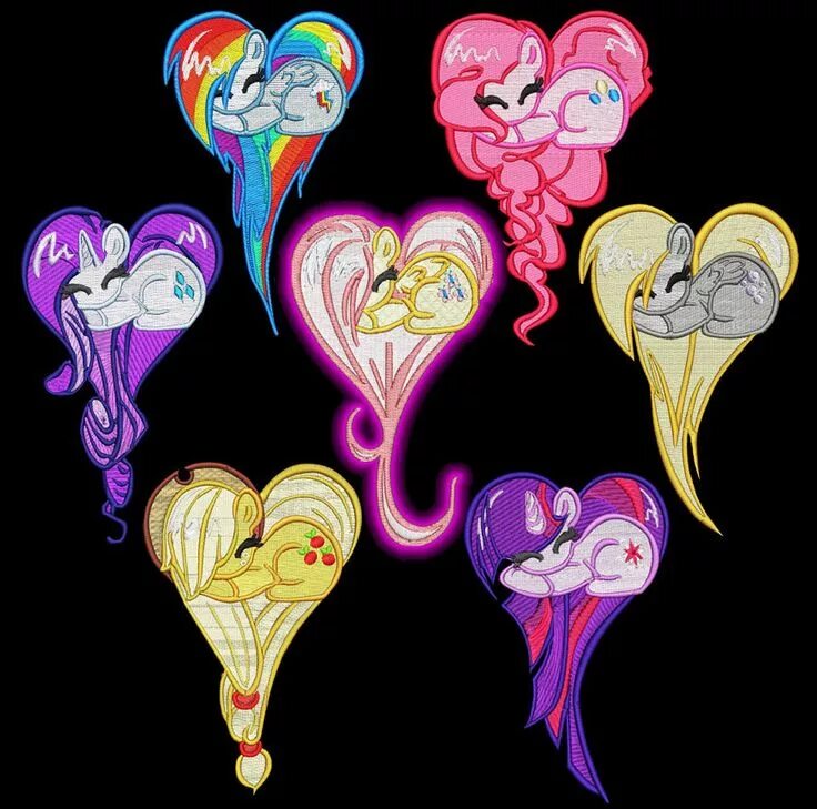 My little pony heart