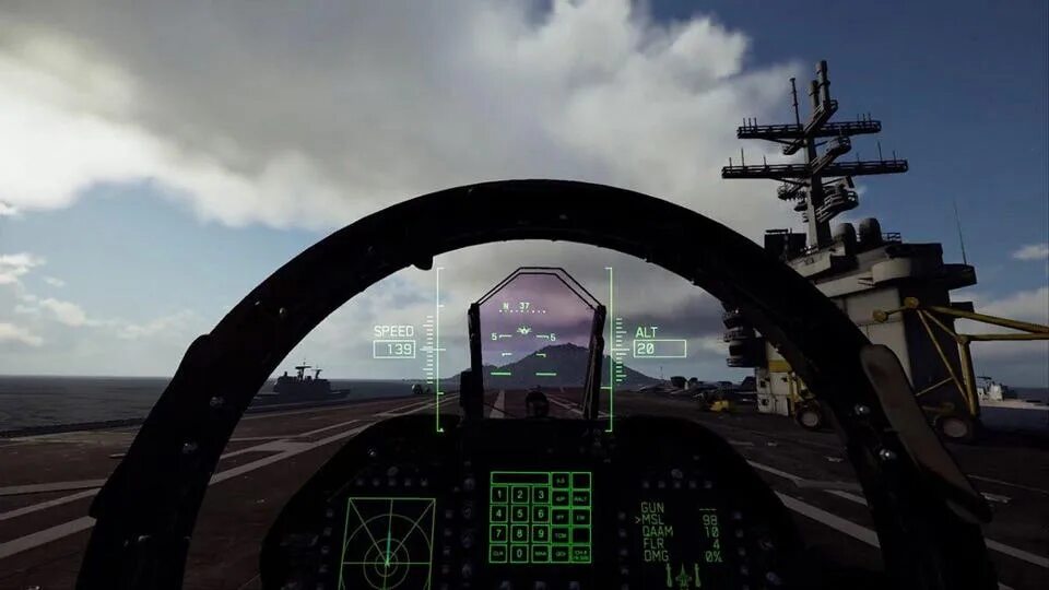 Vr combat. Ace Combat 7 VR. Ace Combat HUD. Ace Combat 7 VR Aerodrome. VR Седьмое небо.