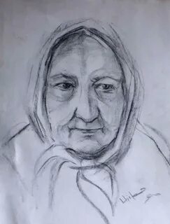 Как рисовать старых людей