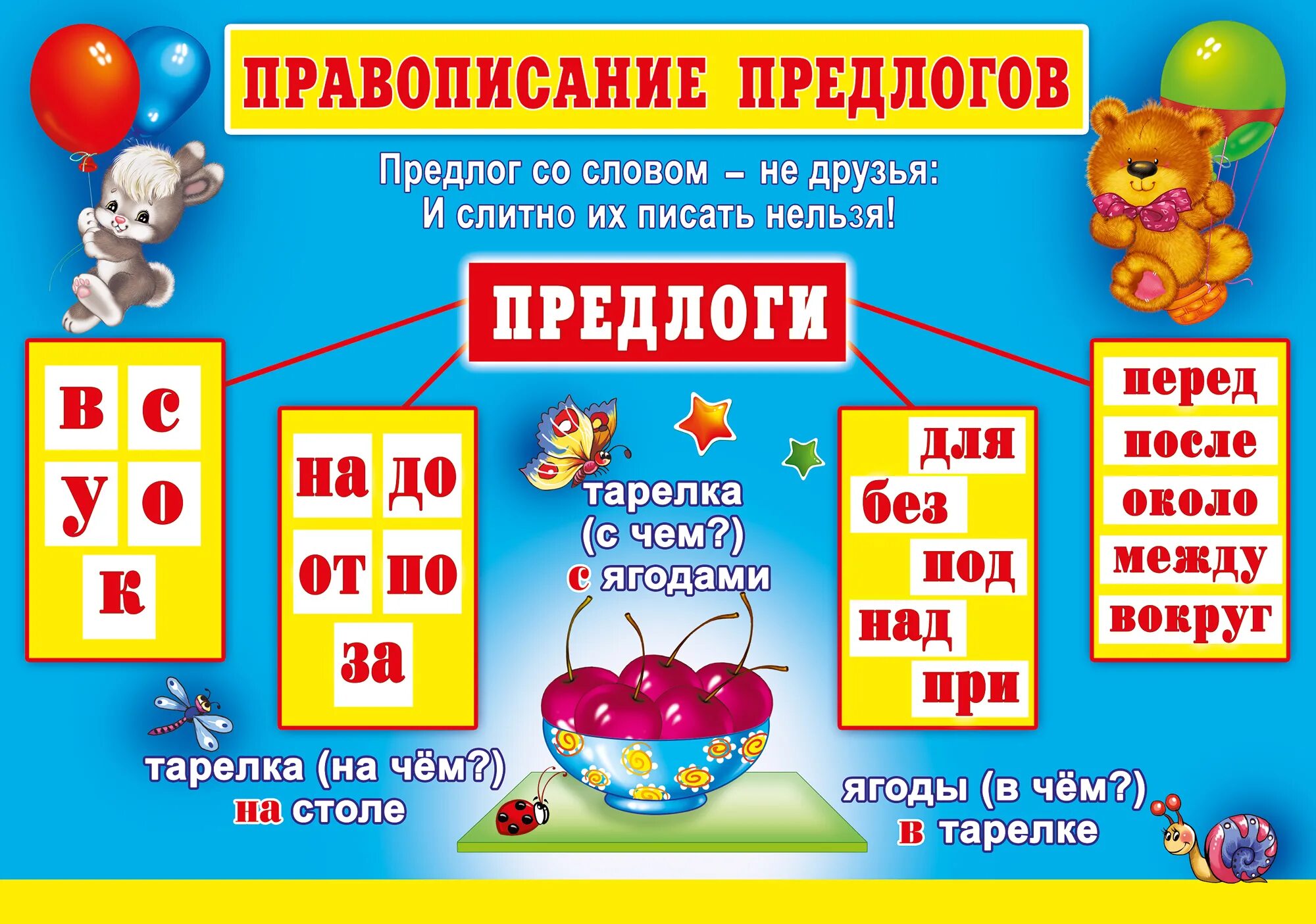 Как объяснить ребенку предлоги