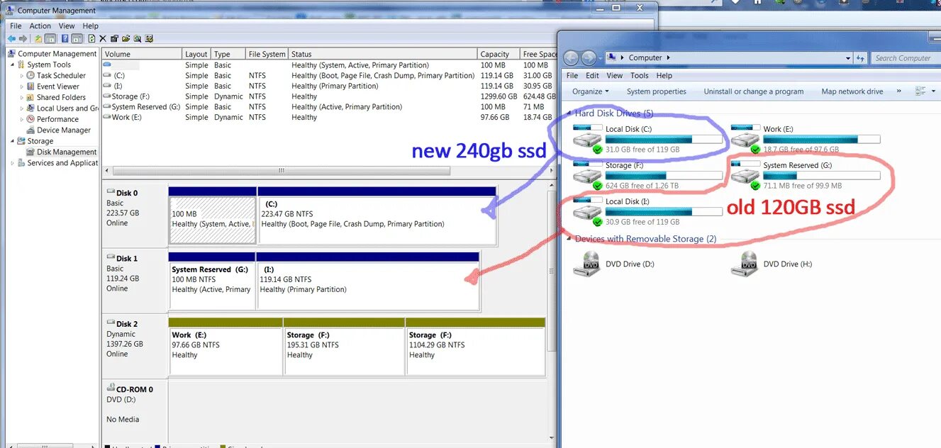 Windows 10 объем жесткого диска. Жесткий диск виндовс 10. локальный ssd в windows. разметка деления ssd в windows. hdd clone to ssd программа.
