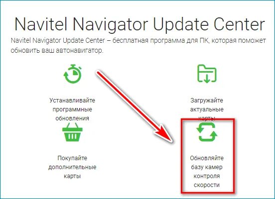 Центр обновления навигатора. Центр обновления навигатора