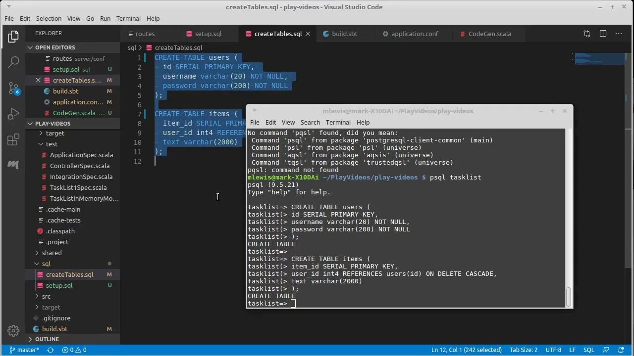 Scala sql. Scala sql