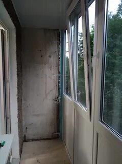 Балкон без отделки