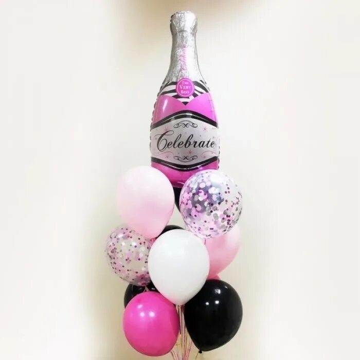 Бутылки из шаров. Шары шампанское. Композиции из гелиевых шаров. Воздушные шары "девичник". Шары с бутылкой.