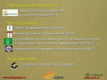 Официальная поддержка