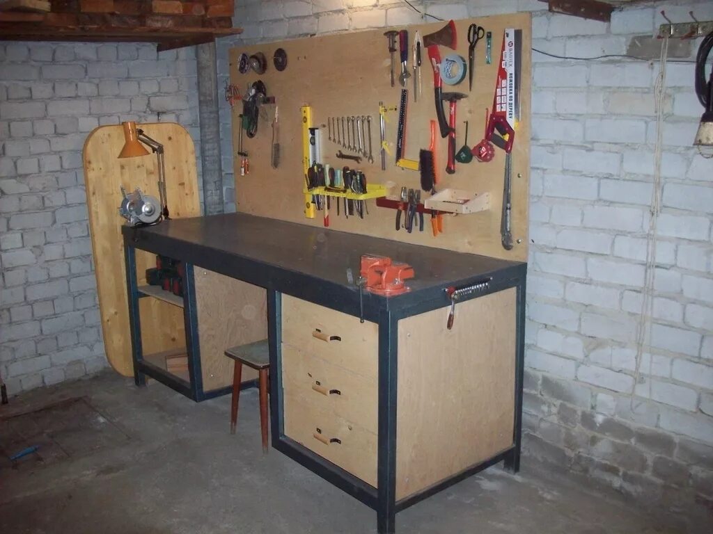 DIY - верстак, тяжелый. 3000х800 ПОСТРОЕНО.