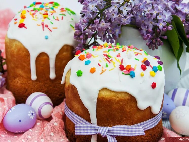 Красивые картинки с куличами и яйцами