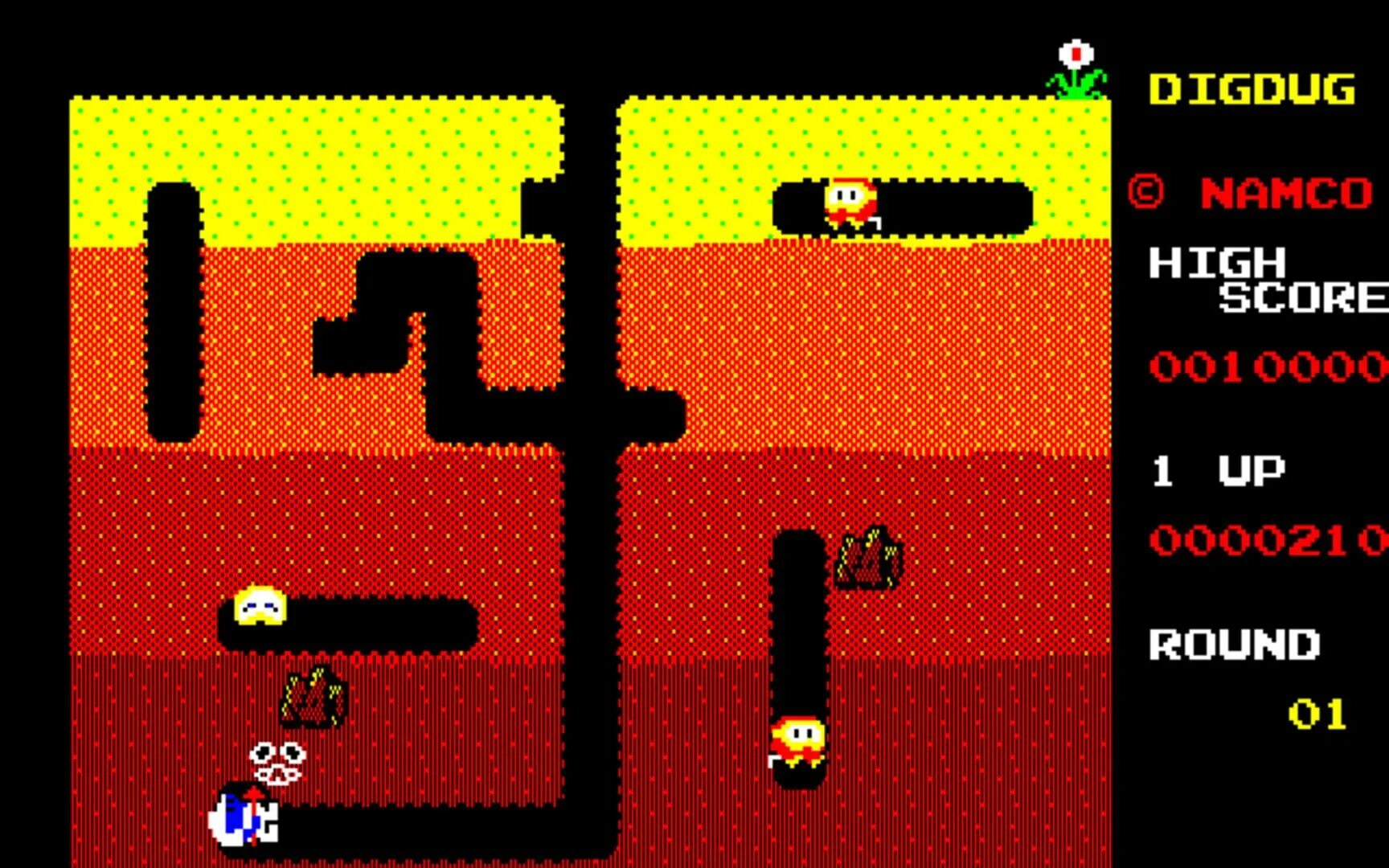 Dig dug exe. Dig dug exe игра. Dig dug NES. 8 Бит dig dug игра. Dig dug (1982).