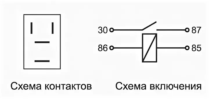 Реле 38.3787-10 12В 20А 4-х контактное (Энергомаш)