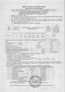 Анализ песка