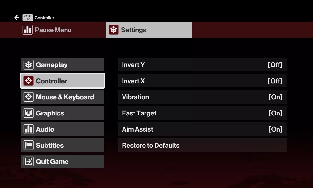 Control setup. Setting для игры. game settings. controller settings. game control settings.