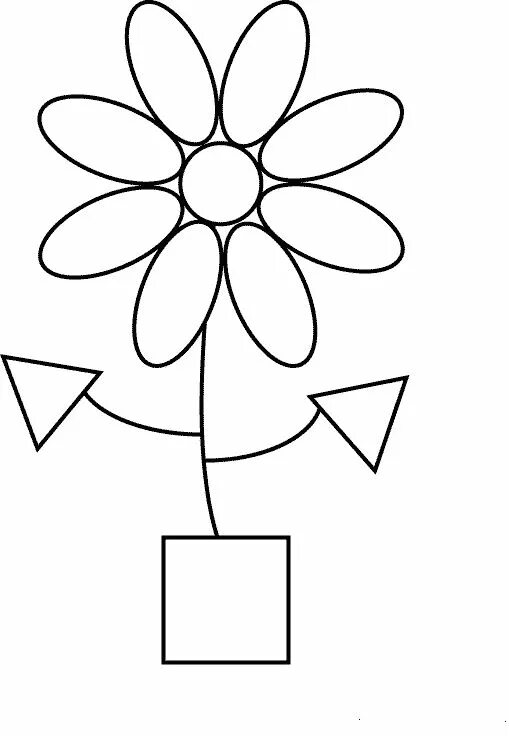 Фигуры для детей 3 лет распечатать Shapes, Scrapbook, Principles of design