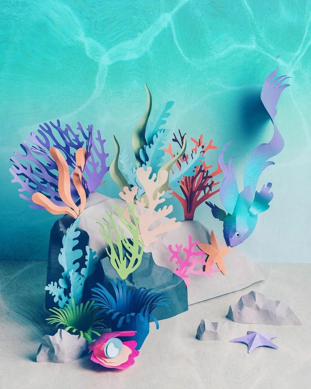поделка подводный мир. аппликация на тему морской мир. поделки на морскую тему. подводная бумага. аппликация морские обитатели.