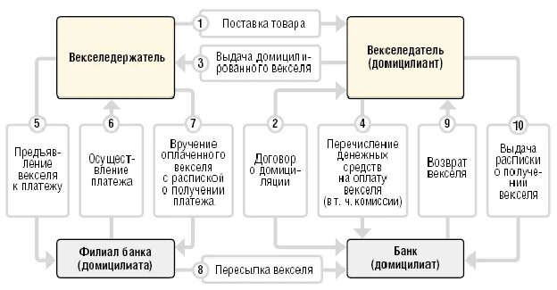 Вексель операции банков. Домициляция векселей. Вексельная схема. Переводной вексель домицилированный. Векселедатель и векселедержатель это.