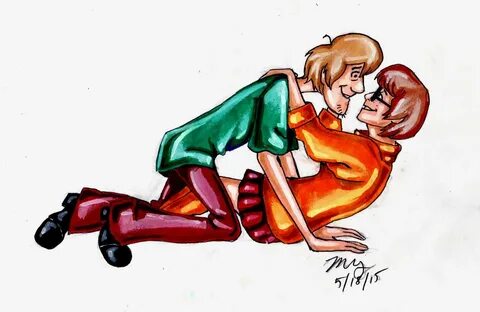 and Velma cuddle :) #scoobydoo #love Shaggy And Velma, Velma Scooby Doo, Sh...