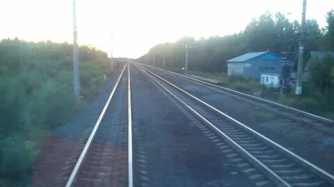 Поезд остановился на разъезде