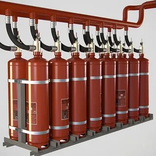 Баллон газового пожаротушения