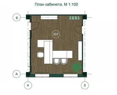 Планировка кабинета
