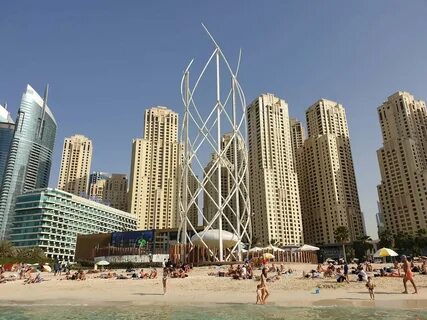 Dubai marine beach