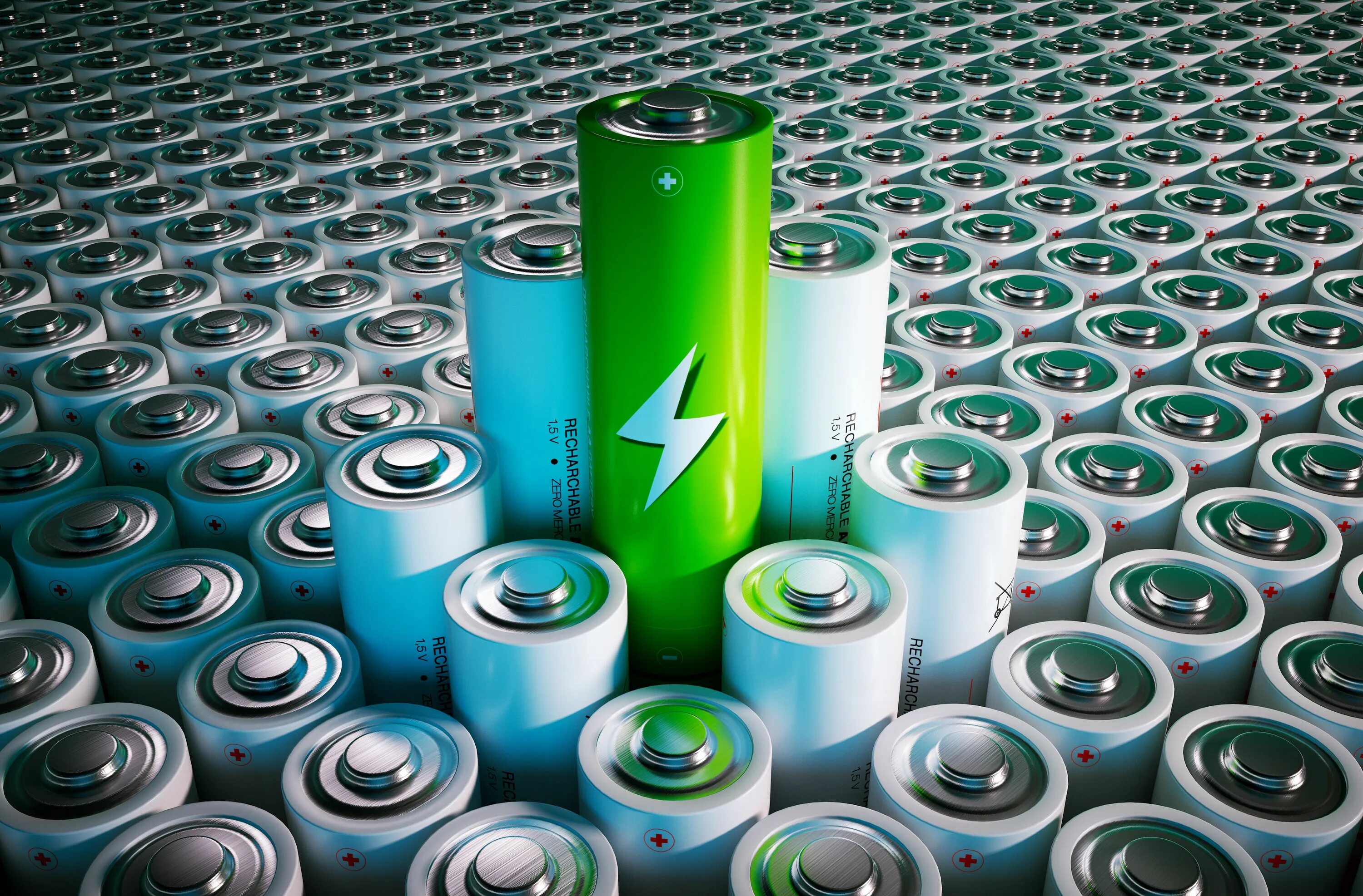 Enter batteries