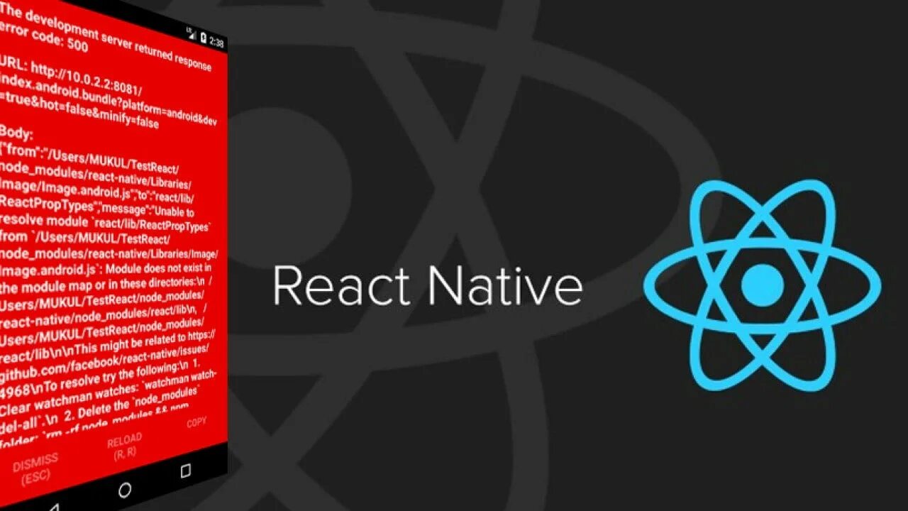 React error. React native error. код фото react фон. node modules react что это. web react modules.