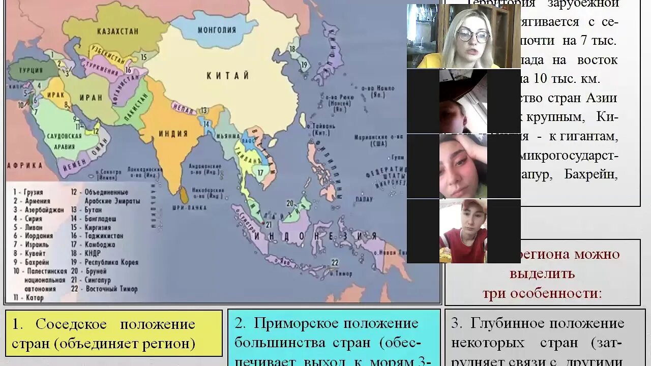 Урок географии зарубежная Азия. Место и роль зарубежной Азии. Роль зарубежной Азии в мире. Федерации зарубежной Азии.