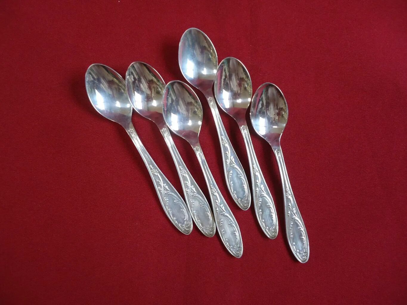 ложка чайная, 6 шт, с длинной ручкой. стайнлесс стил чайная ложка. набор мельхиоровых ложек. ложки десертные икеа.