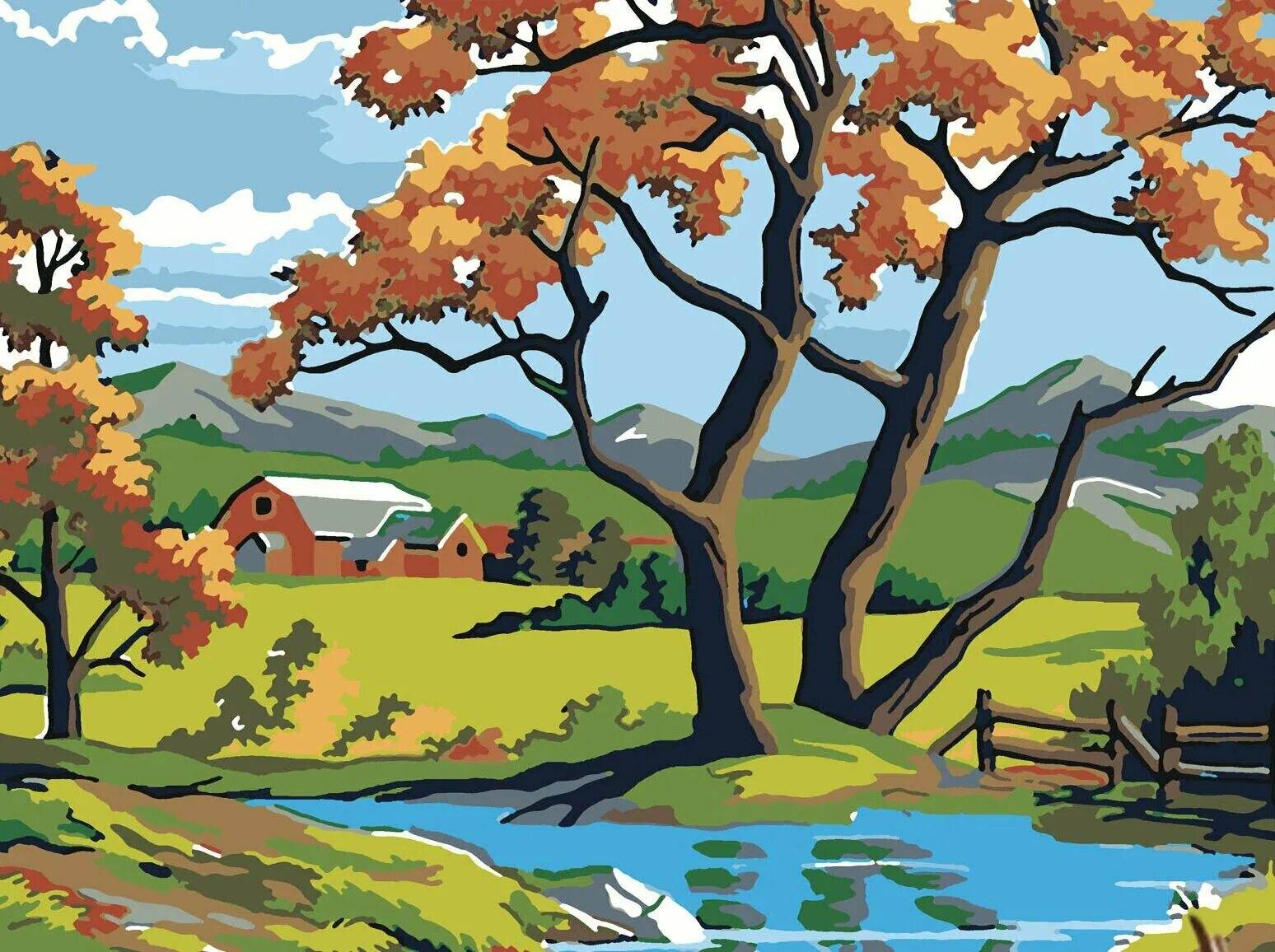 Раскраска по номерам осень. Paint masterpiece картина на холсте сад стол. Осенний пейзаж печать. Осенние раскраски по номерам. Раскраска по номерам осень.