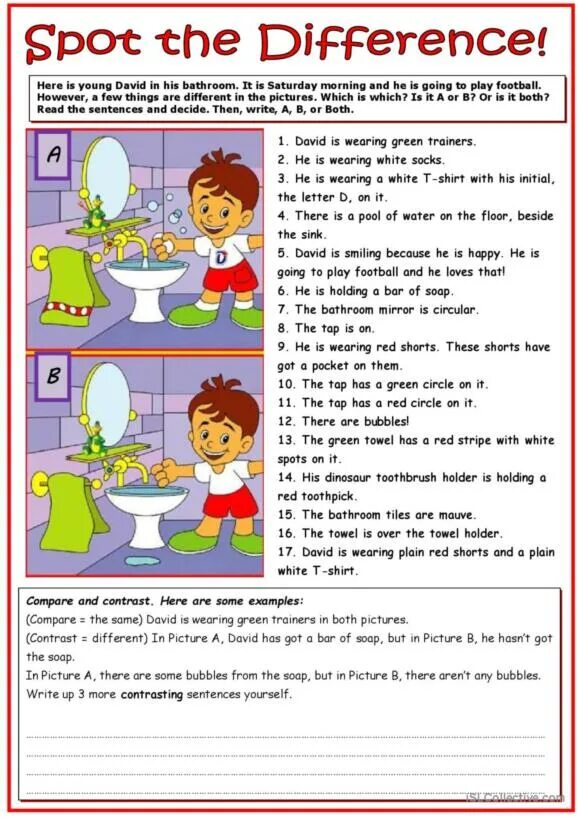 There are differences. Spot the difference there is there are. spot the difference worksheets. find differences in english. spot the difference for kids rooms.