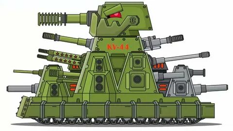 Как нарисовать танк из мультика кв 44
