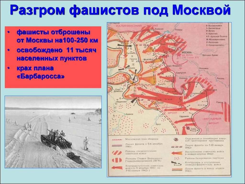 Разгром кратко. Разгром фашистов под москвой 1941. битва под москвой 1942. наступление на москву 1942. коренной перелом битва за москву 1941-1942.
