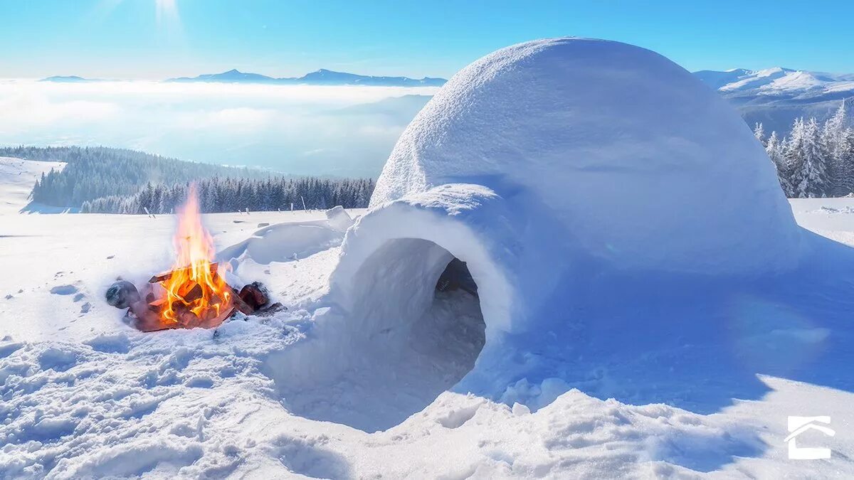 Игла зимой. Игла эскимосов. Иглу - снежный дом эскимосов. Игла зимой. Аляска эскимосы иглу.