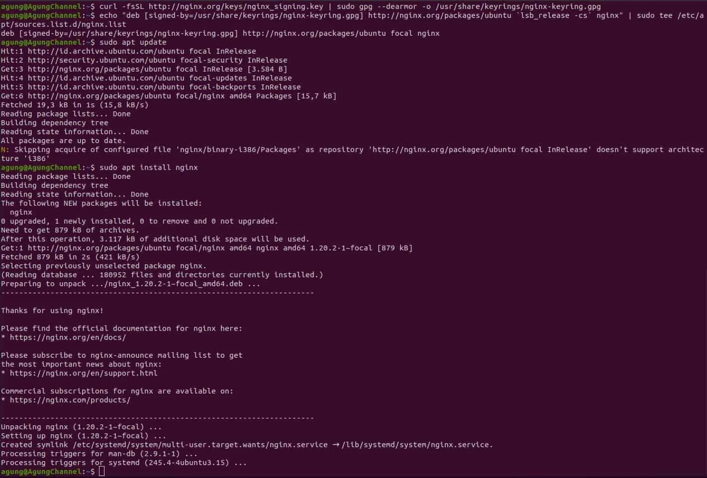 Apt install nginx. Apt install nginx
