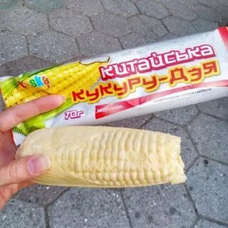 Мороженое с кукурузой