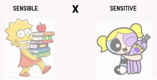 Sensitive sensible. Sensible sensitive различия. sensible meaning. sensible picture.