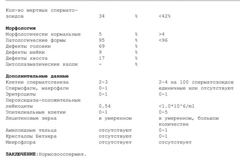 Нва тест спермограмма. Дефекты головки спермограмма. 96% спермограмма дефект. морфология по крюгеру 2 процента возможна ли беременность.