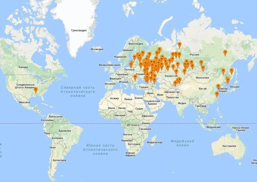 Карта Додо пиццы в мире. Пиццерия Додо в мире карта. Карта пиццерий Додо.